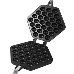 1x Aluminum Alloy NOn Stick DIY Eggettes Pan Egg Bubble Cake Baking Mold Plate Using for Home - Otaj Gifts
