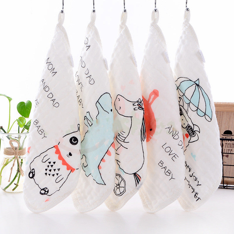 Infants And Children Six-layer Cotton Gauze Towel - Otaj Gifts