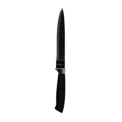 Set Of Knives 6 Pieces Stainless Steel Knife Set Black - Otaj Gifts