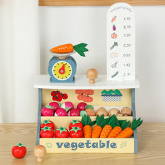Robud Wooden Supermarket Vrgetables Store Preschool Pretend Playset Toys Baby - Otaj Gifts