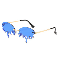 Sunglasses Personality Tear-shaped Visor Glasses - Otaj Gifts