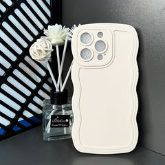 Solid Color Big Wave Suitable For Phone Case Solid Color Drop-resistant Soft Shell - Otaj Gifts