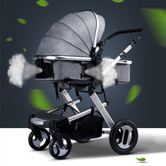 High View Baby Stroller Can Sit And Lie Down - Otaj Gifts