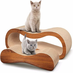 2 In 1 Cat Scratching Board Lounger Bed - Otaj Gifts