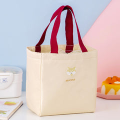 Macaron Color Large-capacity Heat Preservation And Fresh-keeping Portable Lunch Bag - Otaj Gifts