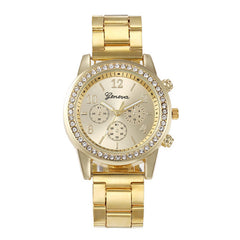 New Women's Watch Suit Quartz Diamond Watch - Otaj Gifts