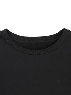 Women Basic Casual Pullover Spring Autumn Long Sleeve Female Profile Printed Round Neck - Otaj Gifts