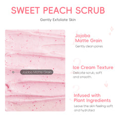 Peach Light Sense Body Scrub Cream - Otaj Gifts
