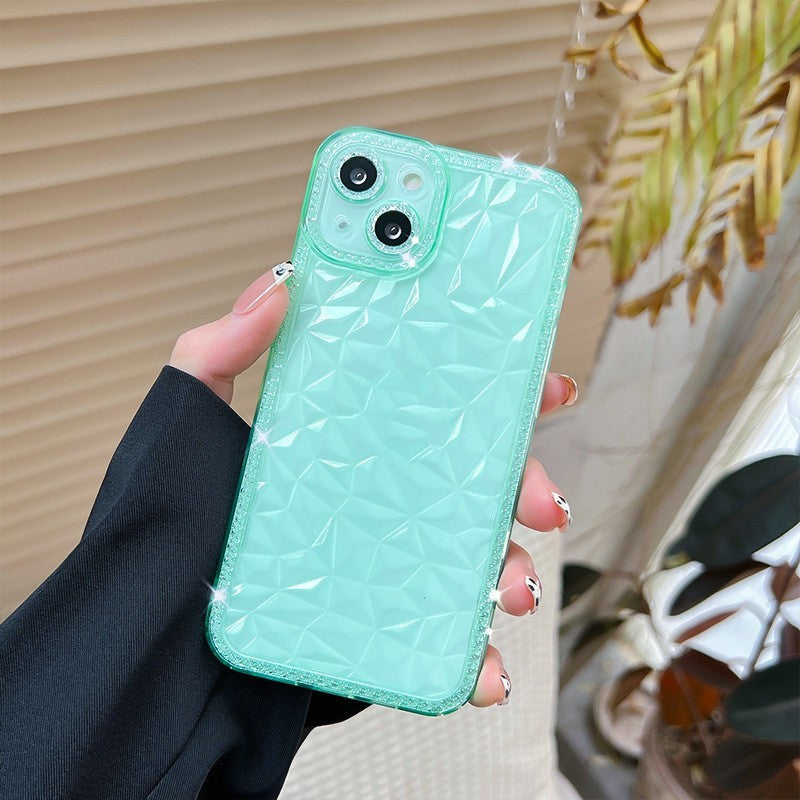 Explosive Diamond Edge Diamond Pattern Far Peak Blue Protective Cover - Otaj Gifts