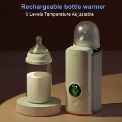 Portable Wireless Rechargeable Baby Bottle Warmer USB Charging And Heating Bag Portable Constant Temperature Milk Warmer Universal Bottle Insulation Sleeve - Otaj Gifts