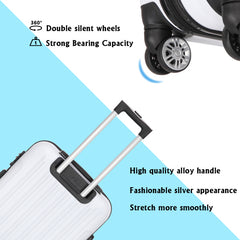 Vertical Pattern Three-in-one Trolley Case With Handle And Universal Wheels - Otaj Gifts