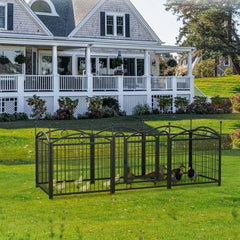 Dog Playpen Indoor 24 Inch 8 Panel Metal Dog Playpen - Otaj Gifts
