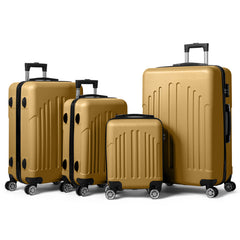 Vertical Striped Four In One Suitcase - Otaj Gifts