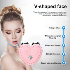 EMS Face Lifting Machine Facial Massager Microcurrent Roller Skin Tightening Rejuvenation Beauty Charging Facial Anti Wrinkle - Otaj Gifts