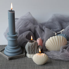 Shell Candle Mould Homemade Aromatherapy Candle - Otaj Gifts