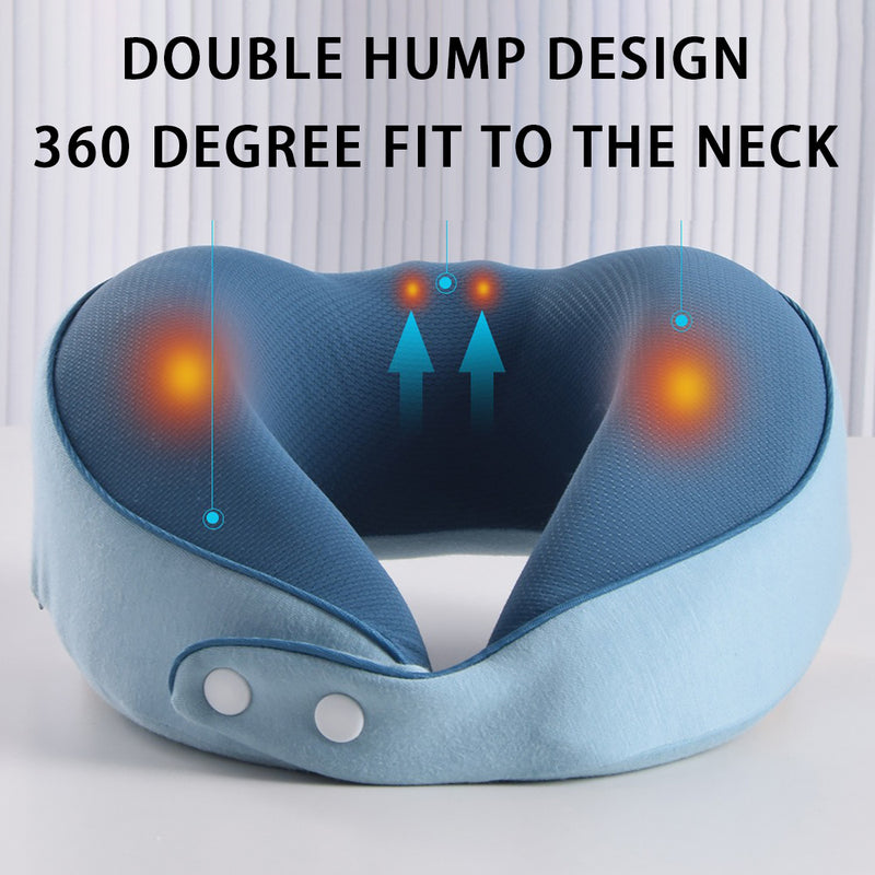 Travel Pillow, Memory Foam Neck Pillow For Traveling, U Shape Neck Pillow Airplane Portable Flight Pillow Travel Kit For Plane Train Car Home Office - Otaj Gifts