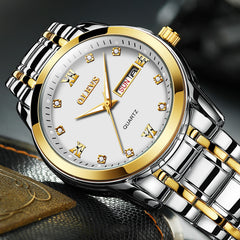 Watch Fashion Trendy Brand Quartz Watch Luminous Waterproof Men's Watch Men's Watch - Otaj Gifts