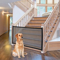 Pet Isolation Mesh No Drilling Safety Fences Net Portable Dog Cat Stair Door - Otaj Gifts