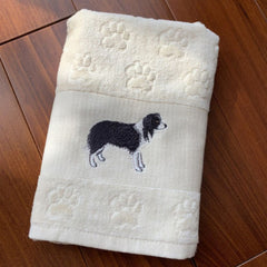 Dog Embroidery Water Absorbing Wash Towel - Otaj Gifts