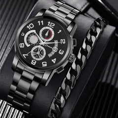 New Men's Fashion Foreign Trade Wholesale Trend Steel Strap Watch Cross-border Hot - Otaj Gifts