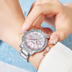 Fantasy Goddess Versatile Trendy Diamond Light Luxury Waterproof Multi-functional Women's Watch - Otaj Gifts