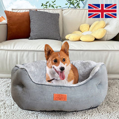 Dog Bed Cat Beds Soft Washable Fleece Puppy Cushion Warm Pet Basket Dog Bed - Otaj Gifts