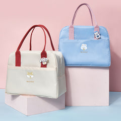 Macaron Color Large-capacity Heat Preservation And Fresh-keeping Portable Lunch Bag - Otaj Gifts