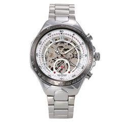 Men's Personality All-steel Hollow Automatic Mechanical Watch - Otaj Gifts