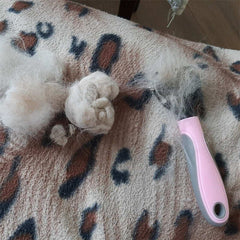 Grooming Brush For Pet Dog Cat Deshedding Tool Rake Comb Fur Remover Reduce 2-Side Dematting Tool For Dogs Cats Pets Grooming Brush Double Sided Shedding And Dematting Undercoat Rake Hair Removal Comb - Otaj Gifts