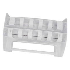 Cling Film Holder Wall Mount Multifunctional Cling Film Cutter with Screws for Kitchen White - Otaj Gifts