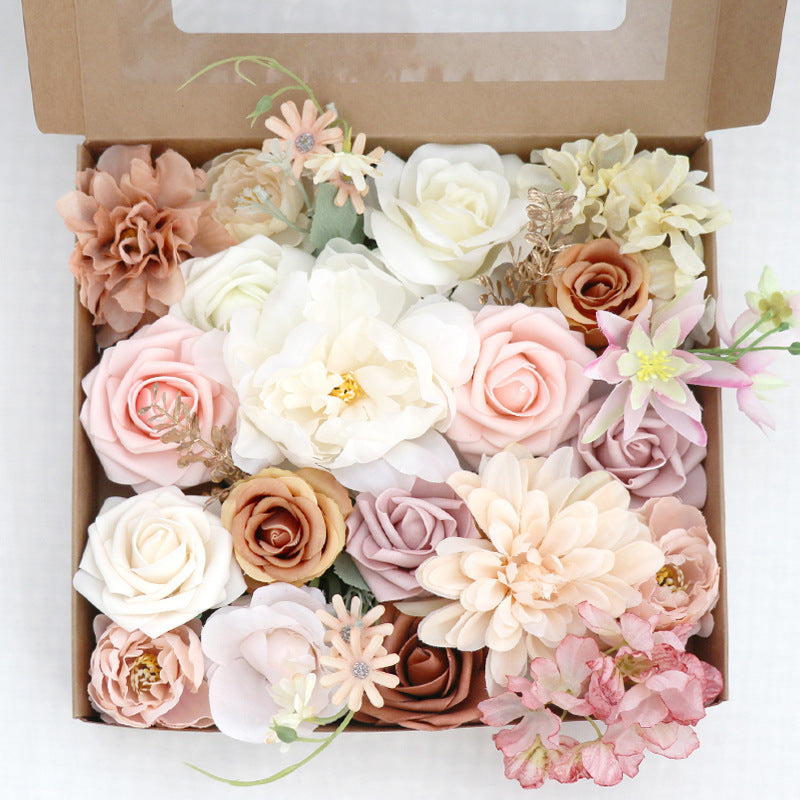 Flower Box Wedding Birthday Party Gift Wedding Bridesmaid Bridal Bouquet - Otaj Gifts