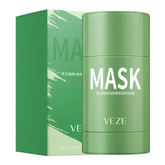 Solid Cleansing Mask Oil Control Shrink Pores To Blackheads Cleansing Green Tea Solid Mask Mud Eggplant Mud Mask - Otaj Gifts