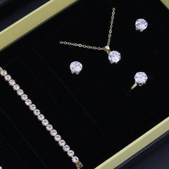 New Ladies Watch Good-looking Cross-border Valentine's Day Watch Jewelry Suit With Decoration - Otaj Gifts
