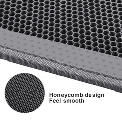 Kitty Cat Litter Mat Trapping Honeycomb Double Layer Design Waterproof Double Layer EVA Cat Litter Pad Waterproof Non-slip Sand Basin Filter Kitten Dog Washable Mattress - Otaj Gifts