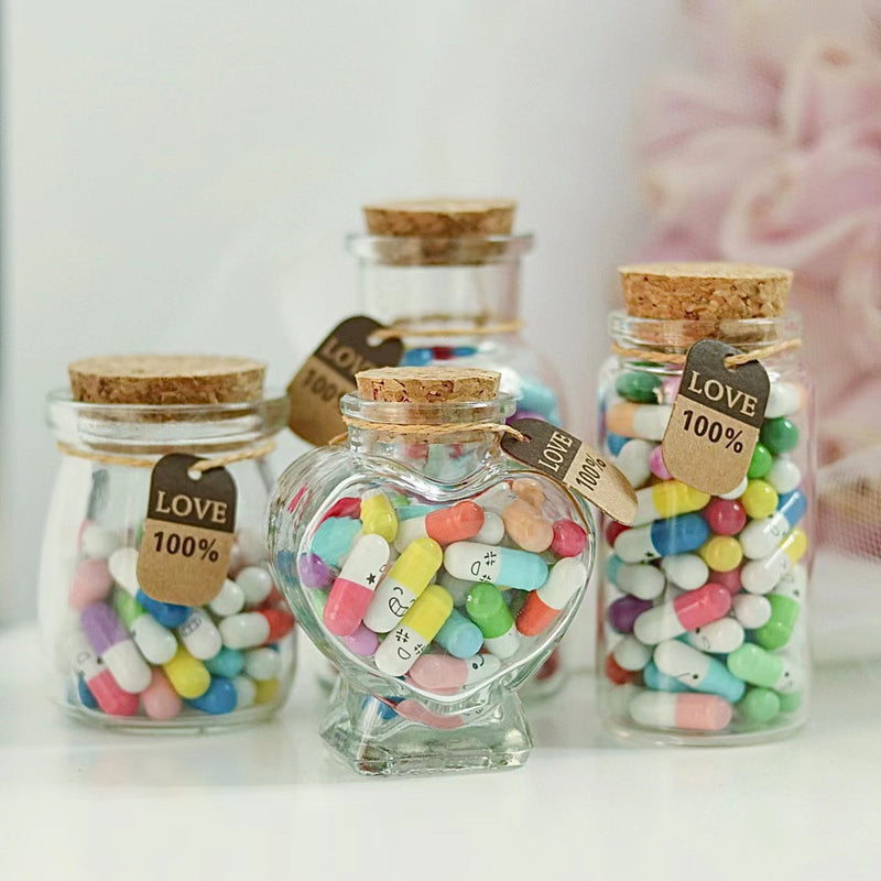 Love Capsule Decorative Bottle Valentine's Day Gift - Otaj Gifts