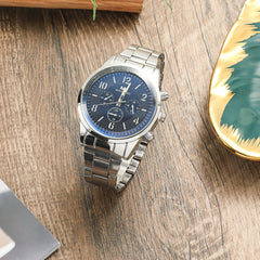 Men's Business Gift Holiday Birthday Gift Bracelet Necklace Watch Suit - Otaj Gifts