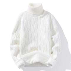 High Neck Velvet Thickening Thermal Sweater - Otaj Gifts