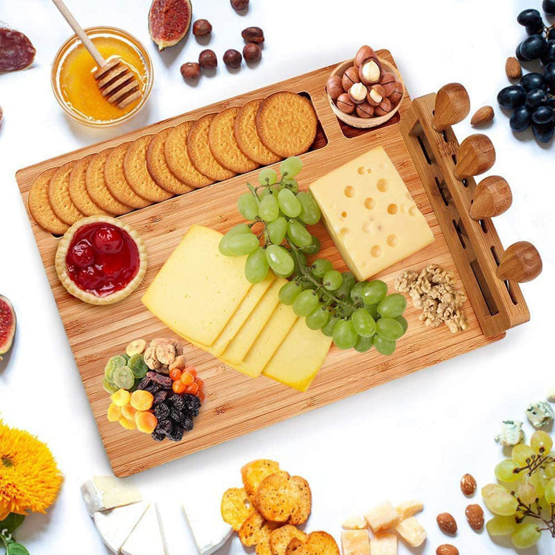 Cheese Board Western Tableware Knife And Fork Drawer Pizza Chopping Board Multifunctional - Otaj Gifts