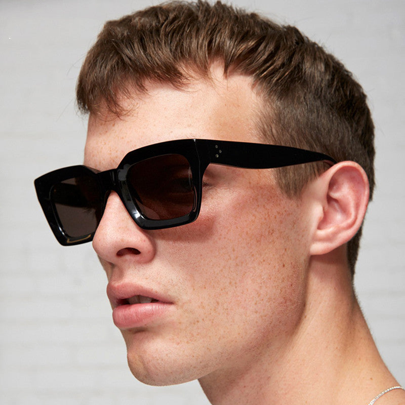 Men And Women Square Personality Retro Glasses Trend - Otaj Gifts