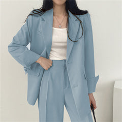 Women's Fashion L Korean Style Leisure Suit Trousers Suit - Otaj Gifts