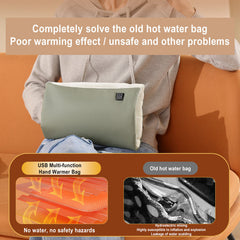 Portable Graphene Handwarmers Pouch Comfortable Electric Hand Warmer Heater Pad Adjustable 3 Temperature Setting Portable  Heating Hand Warmer Pouch Heated Hand Mitts - Otaj Gifts