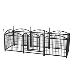 Dog Playpen Indoor 24 Inch 8 Panel Metal Dog Playpen - Otaj Gifts
