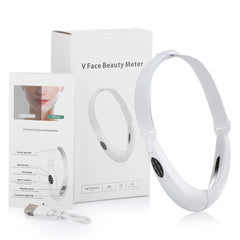 Facial V Lifting Vibration Massager LED Photon Therapy Facial Lifting Device Double Chin V Face Shaped Cheek Lift Belt Machine - Otaj Gifts