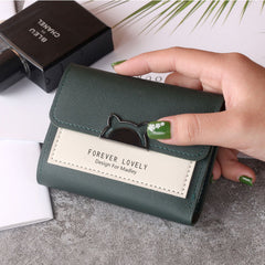 Small Purse Female Short Style Folding Personality Student Mini Money Clip - Otaj Gifts