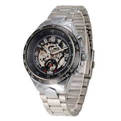 Men's Personality All-steel Hollow Automatic Mechanical Watch - Otaj Gifts