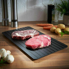Fast Defrost Tray Fast Thaw Frozen Food Meat Fruit Quick Defrosting Plate Board Defrost Tray Thaw Master Kitchen Gadgets - Otaj Gifts