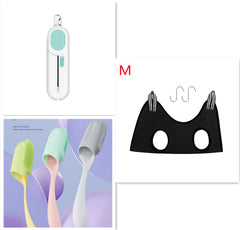 Dog And Cat Nail Clippers, Pet Nail Trimmers With LED Light, And Circular Cut-hole Cat Paw Cutter Dogs Nail Cutter Avoid Excessive Cutting - Otaj Gifts