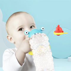 Bubble Machine Baby Bath Toy Pool Foam Making Machine Bathroom Bubble Blowing Bathtub Maker Blower Kids Play Water Games Toy Set - Otaj Gifts
