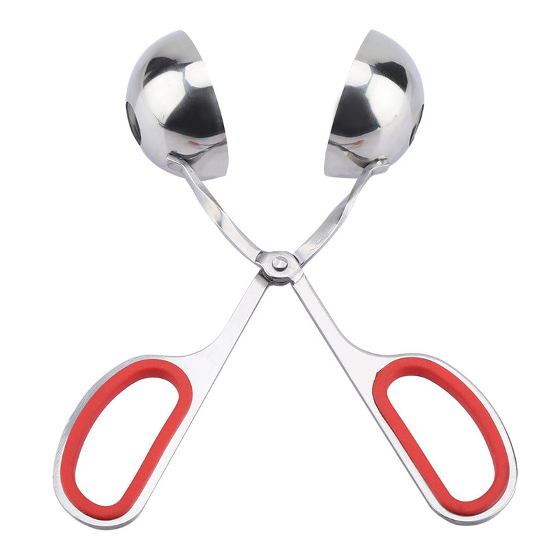 304 Stainless Steel NOn sticky Meatballs Rice Balls Clip Maker Mold Kitchen Tool (Red) - Otaj Gifts