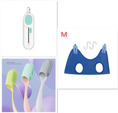 Dog And Cat Nail Clippers, Pet Nail Trimmers With LED Light, And Circular Cut-hole Cat Paw Cutter Dogs Nail Cutter Avoid Excessive Cutting - Otaj Gifts